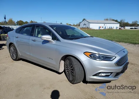 2017 Ford Fusion Titanium Hev из США, поврежденный, VIN 3FA6P0RUXHR383829
